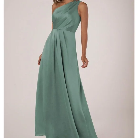 Sorella Vita Charmeuse One Shoulder Bridesmaid Dress